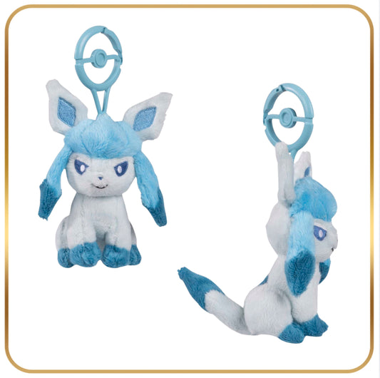 Authentic Glaceon Adventure Partners Plush Key Chain