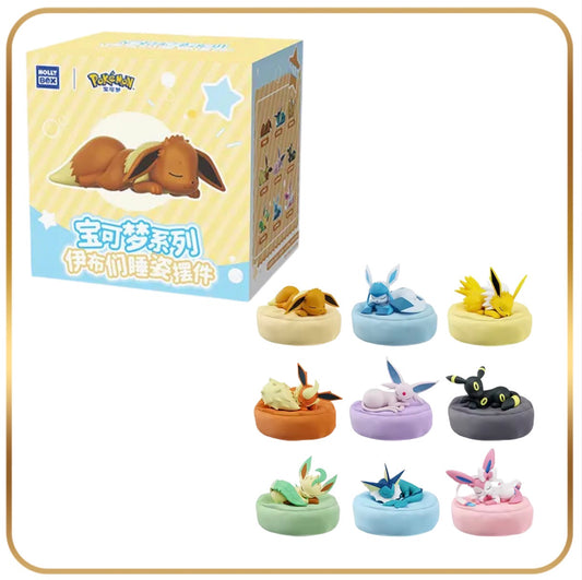 TopToy Eevee Sleeping Position Series Blind Box (Full Case - 9 x Figures)