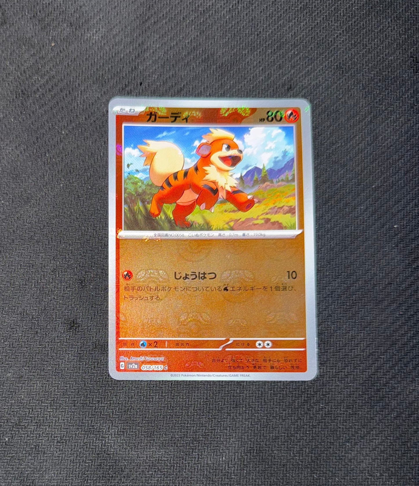 Growlithe (Masterball Reverse Foil)
